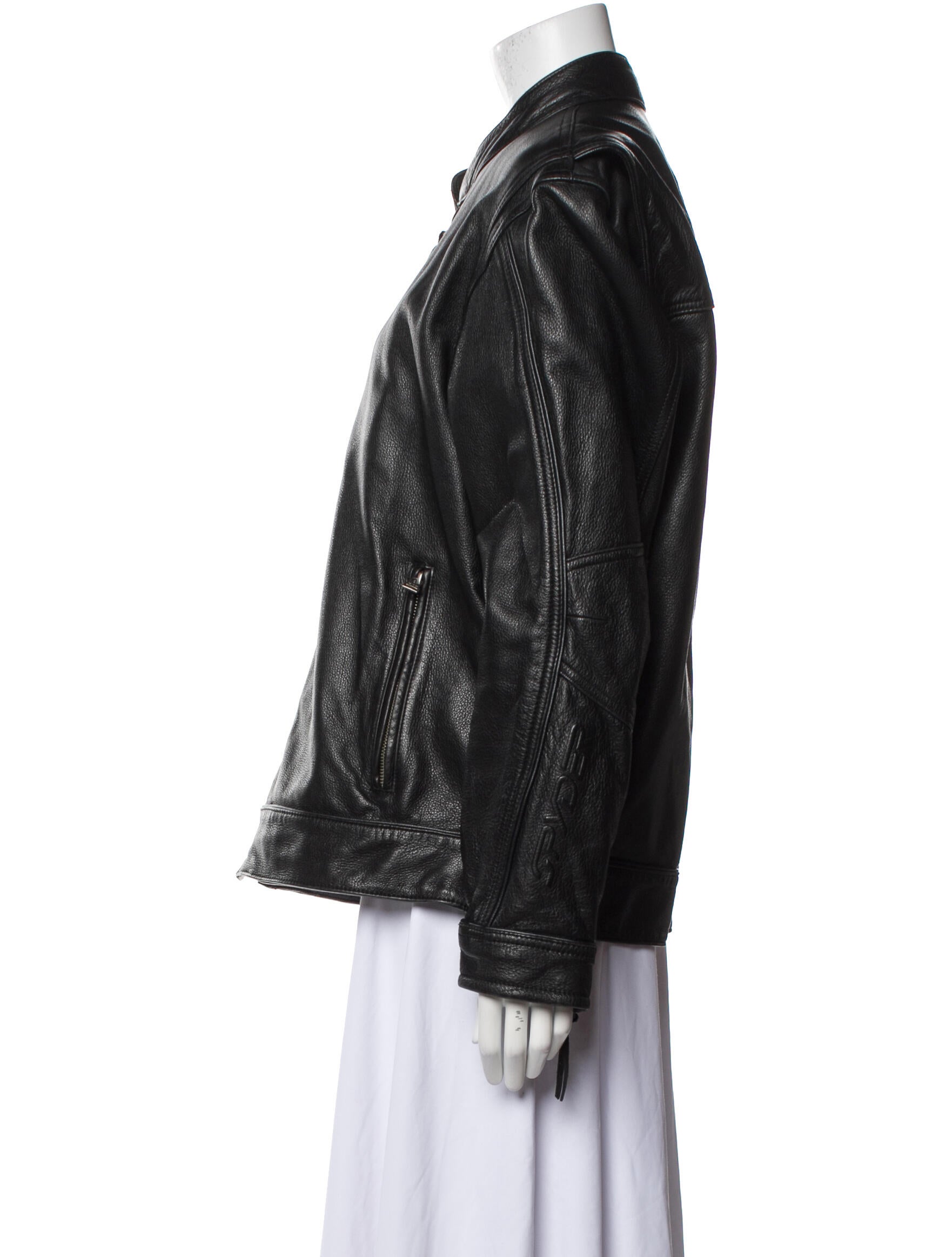 Spyder Leather Biker Jacket