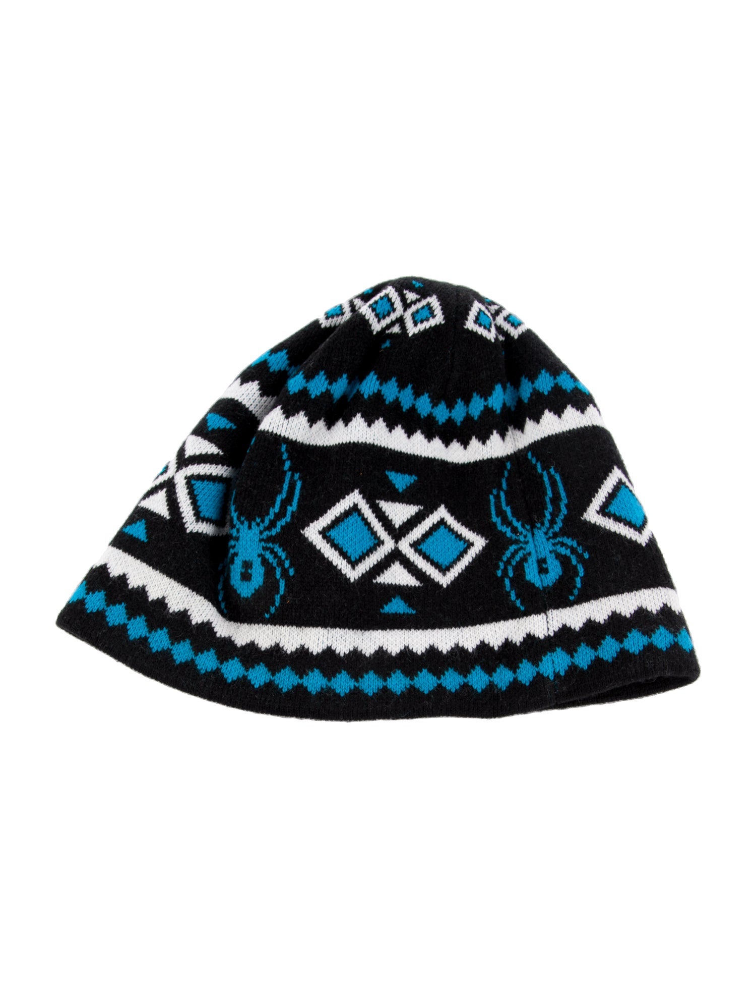 Spyder Patterned Logo Knit Hat