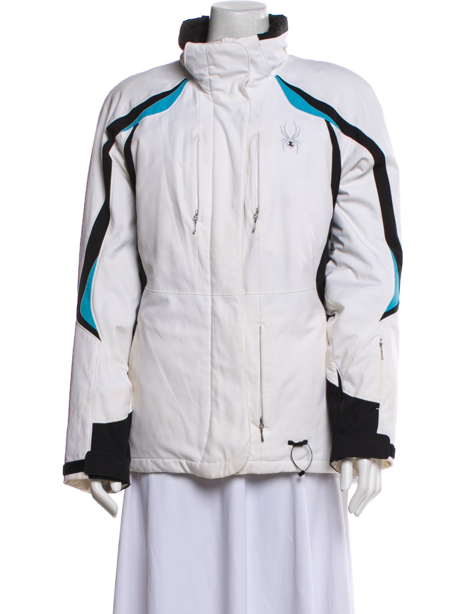 Spyder Colorblock Pattern Bomber Jacket