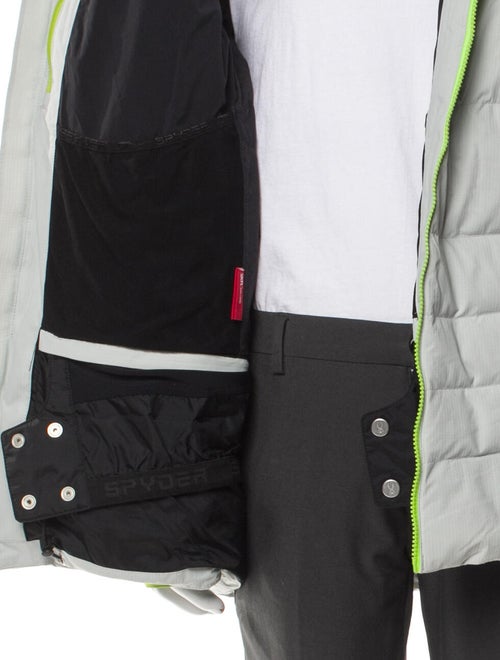 Spyder Colorblock Pattern Puffer Coat