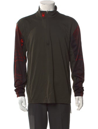 Spyder Mock Neck Long Sleeve Sweatshirt