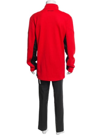 Spyder Colorblock Pattern Turtleneck Polo Sweater