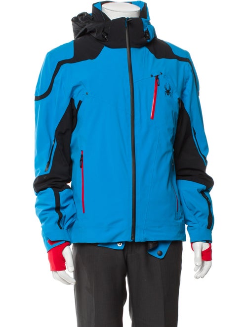 Spyder Nylon Colorblock Pattern Parka