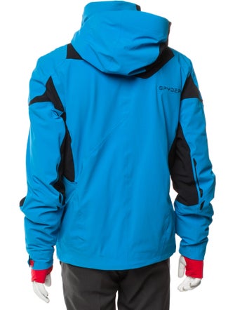 Spyder Nylon Colorblock Pattern Parka