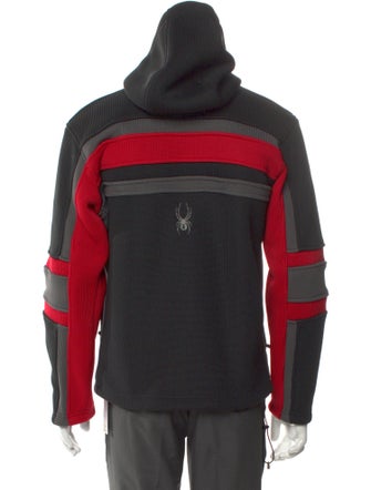 Spyder Striped Turtleneck Cardigan