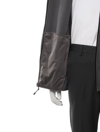 Spyder Colorblock Pattern Mock Neck Hoodie