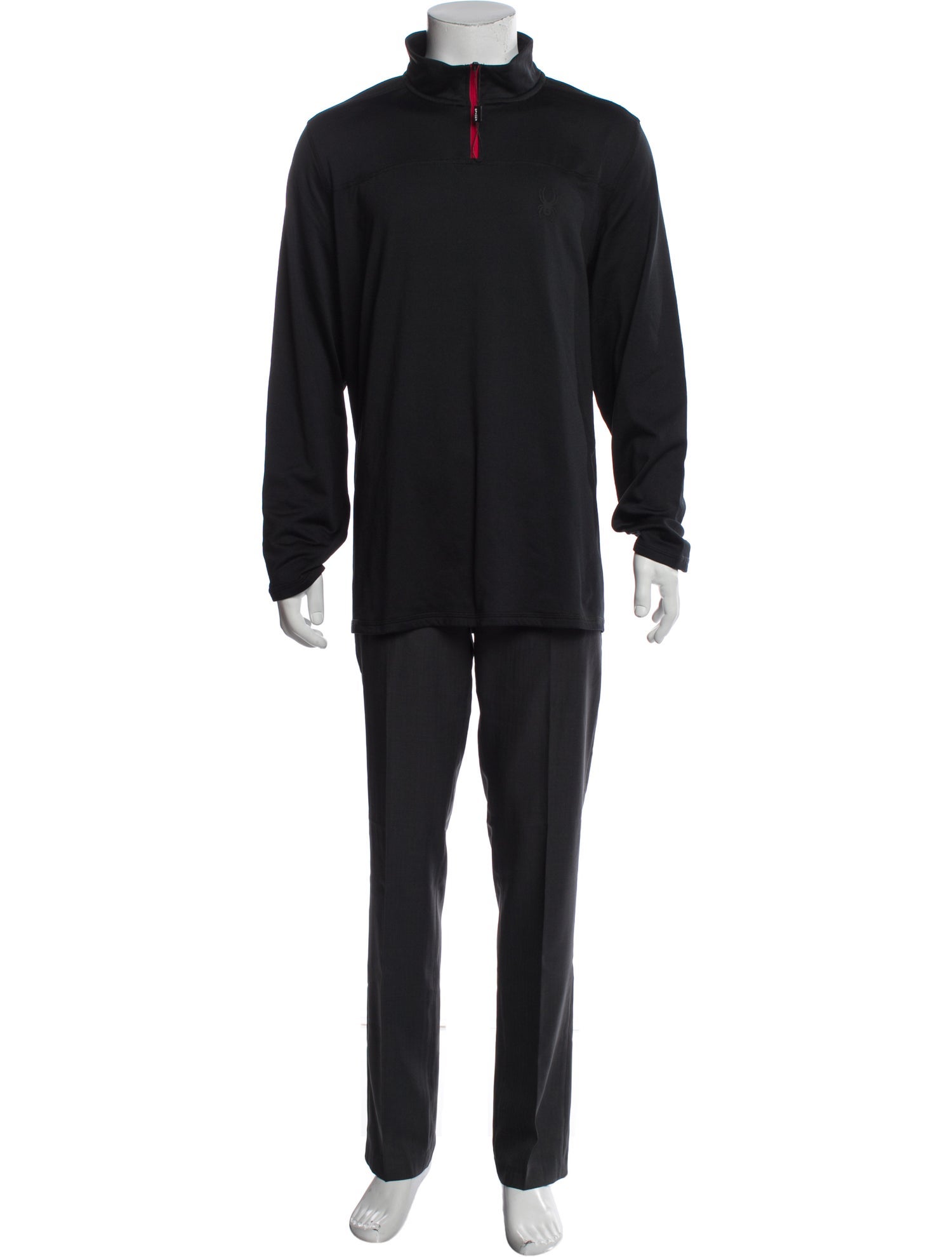 Spyder Mock Neck Long Sleeve Henley