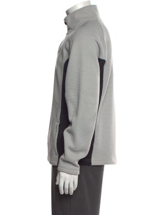 Spyder Colorblock Pattern Mock Neck Pullover