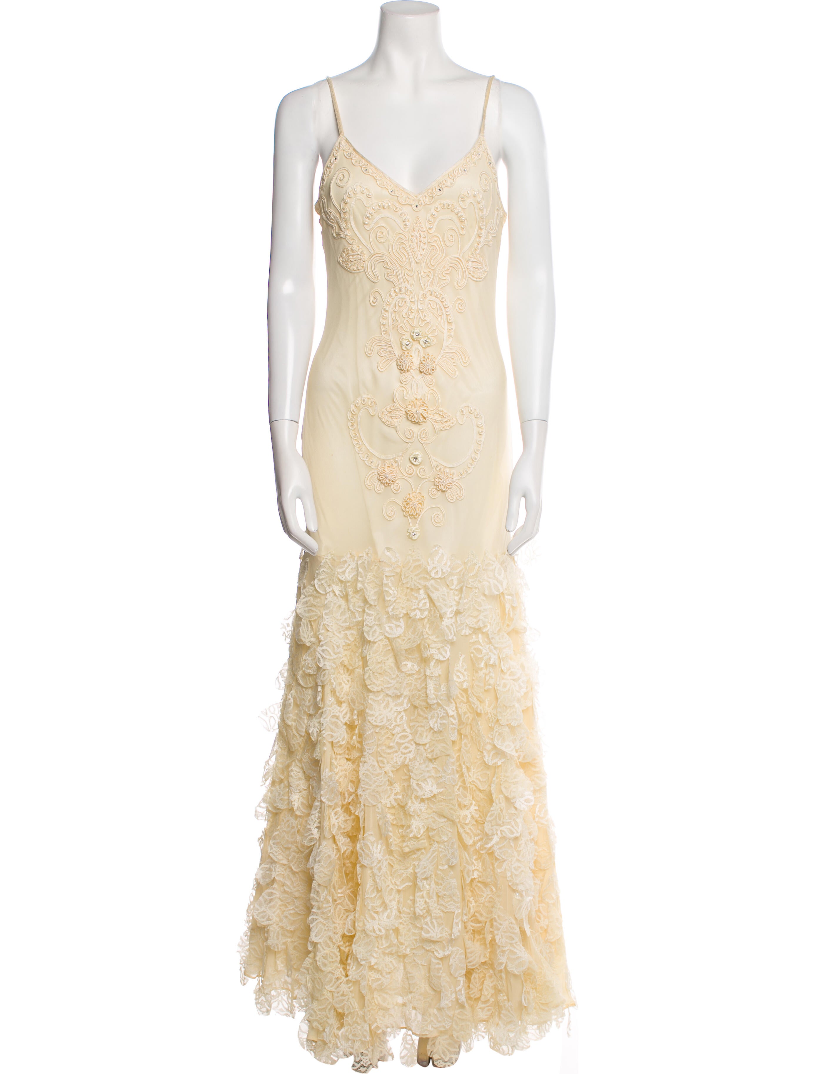 Sue Wong Silk Long Dress - Yellow Dresses, Clothing - WSQ24526 | The RealReal Sue Wong Silk Long Dress - Yellow Dresses, Clothing - WSQ24526 | The RealReal