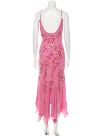 Sue Wong Silk Long Dress