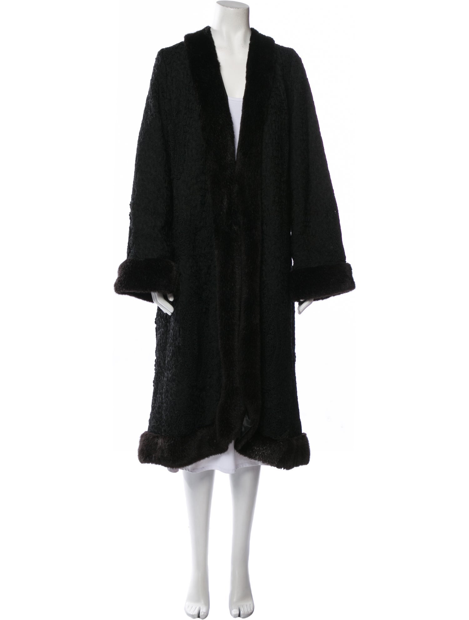 Sue Wong Faux Fur Coat