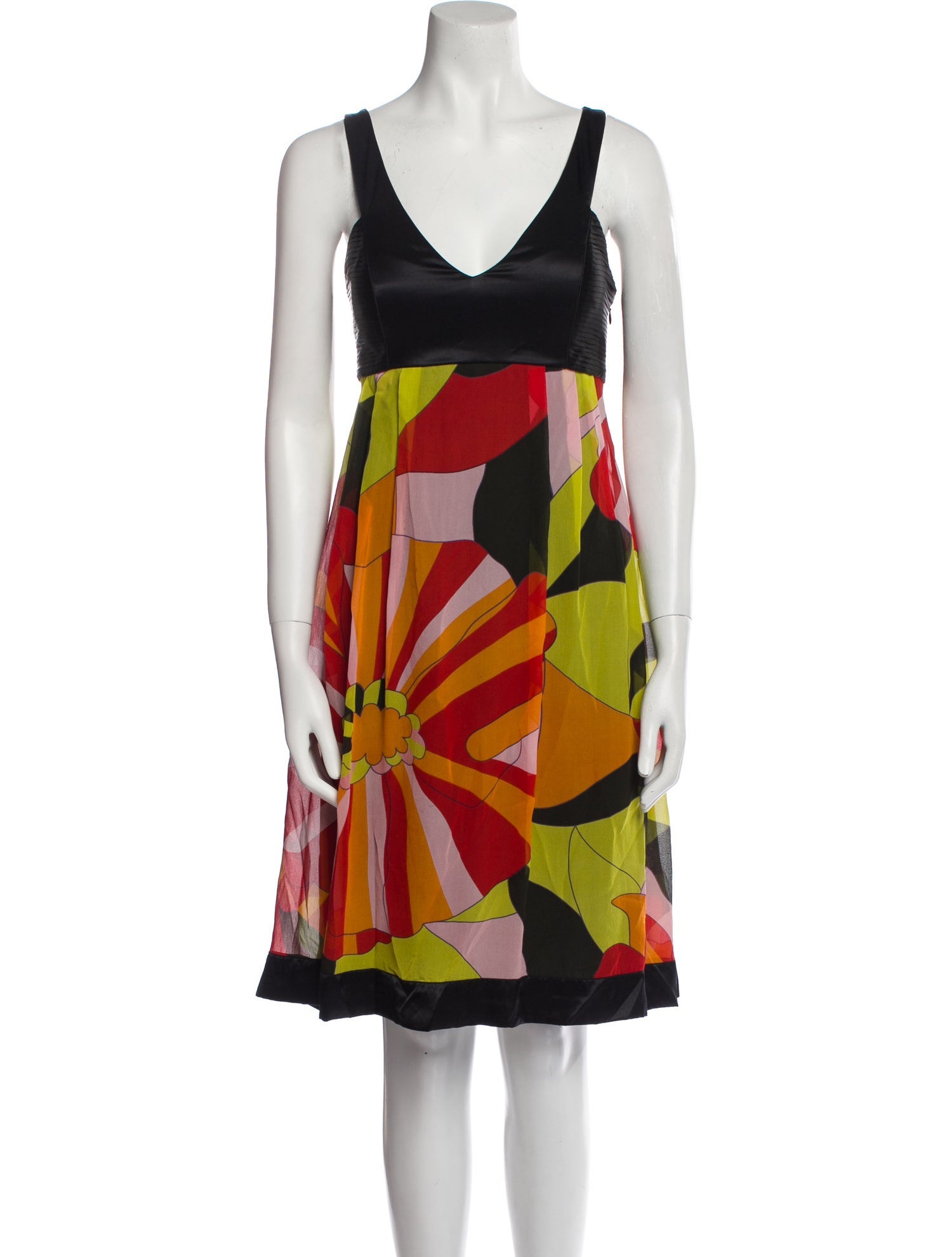 Sue Wong Silk Knee-Length Dress