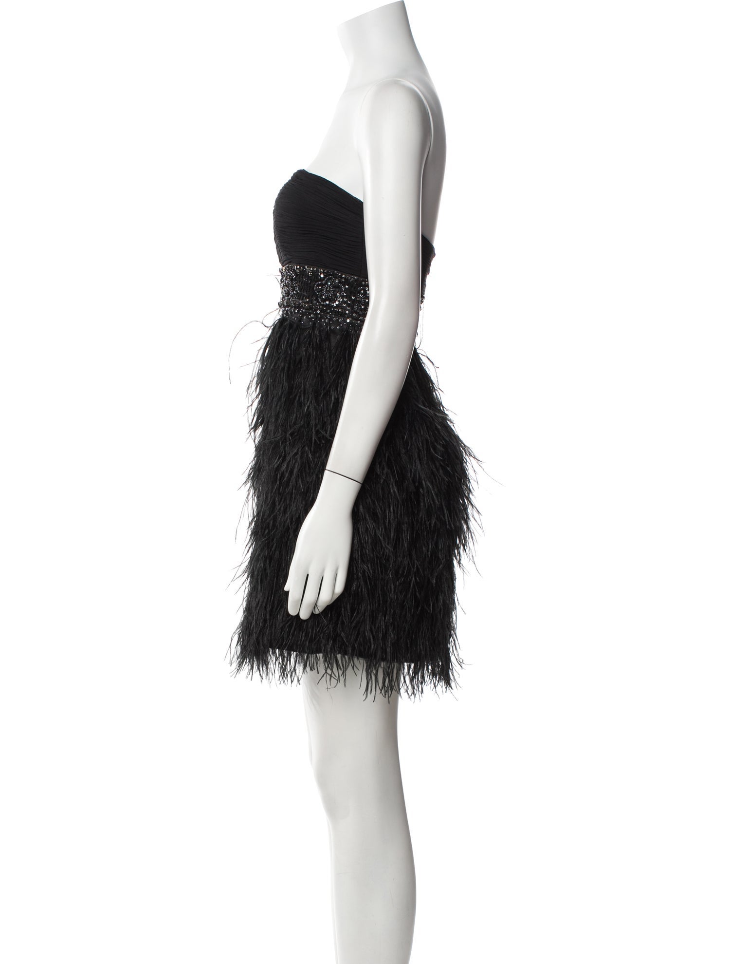 Sue Wong Strapless Mini Dress