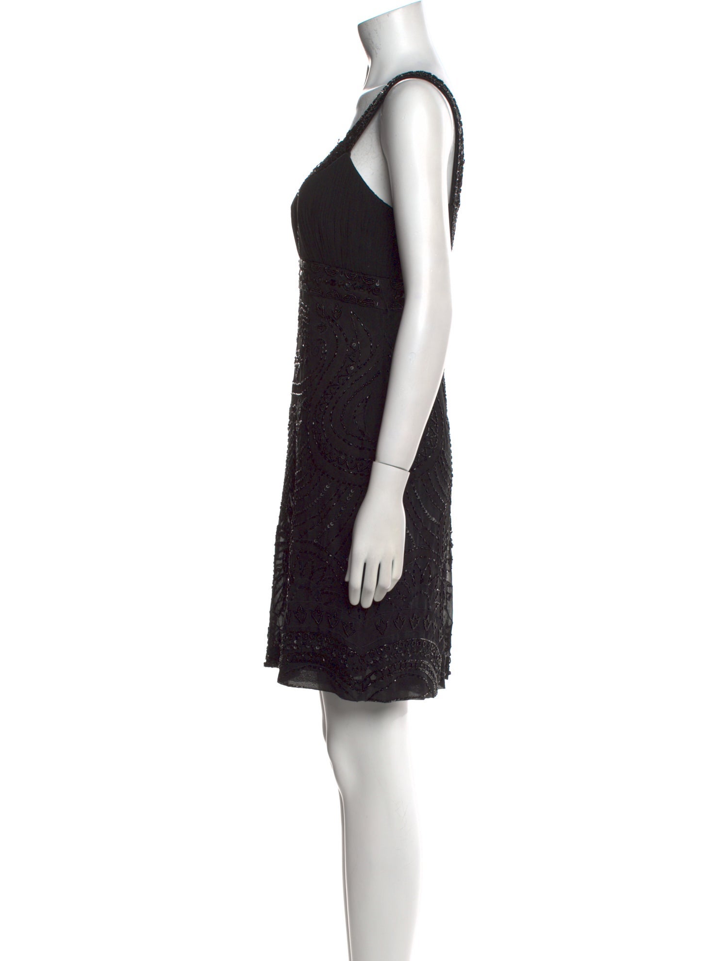 Sue Wong Silk Mini Dress