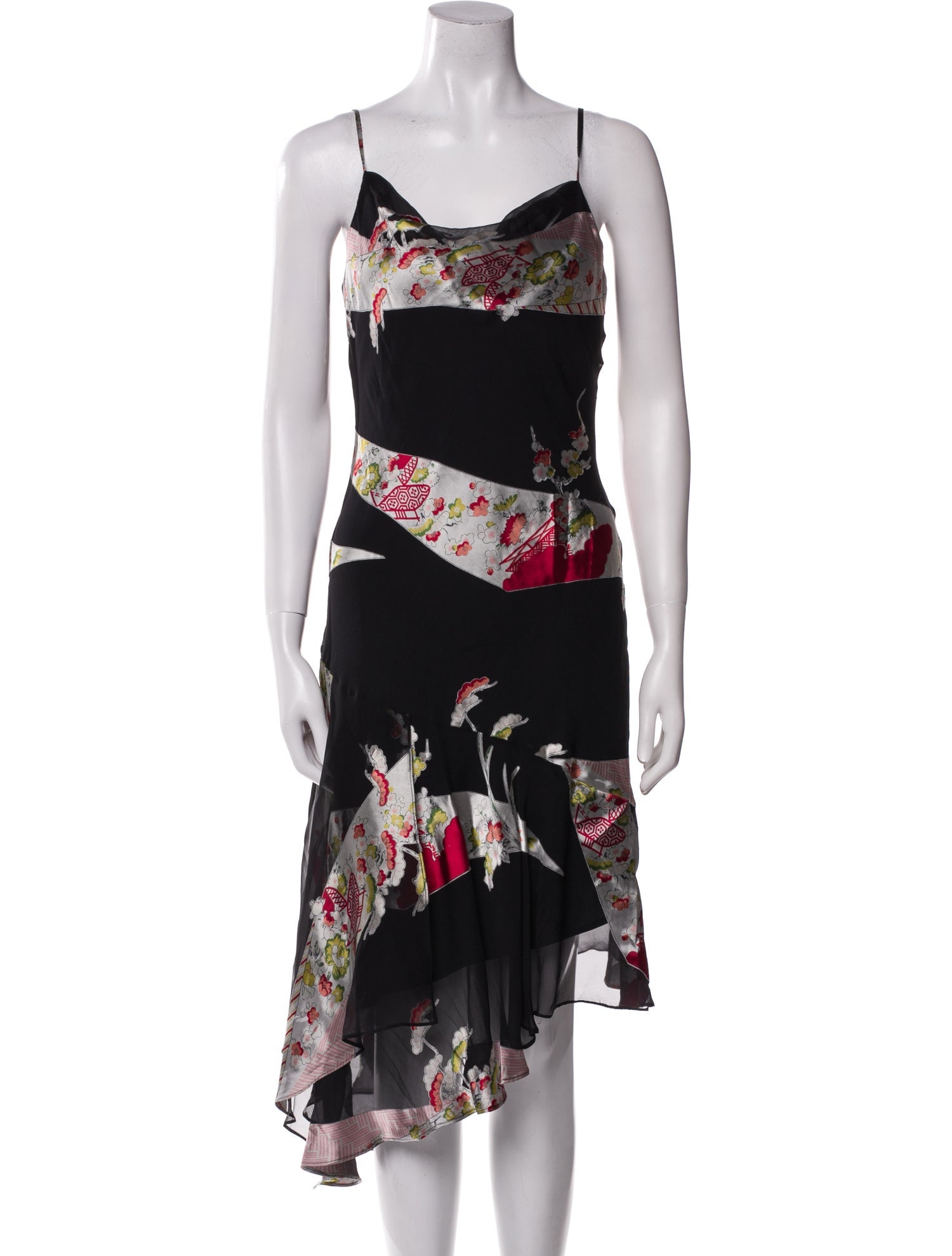 Sue Wong Silk Midi Length Dress