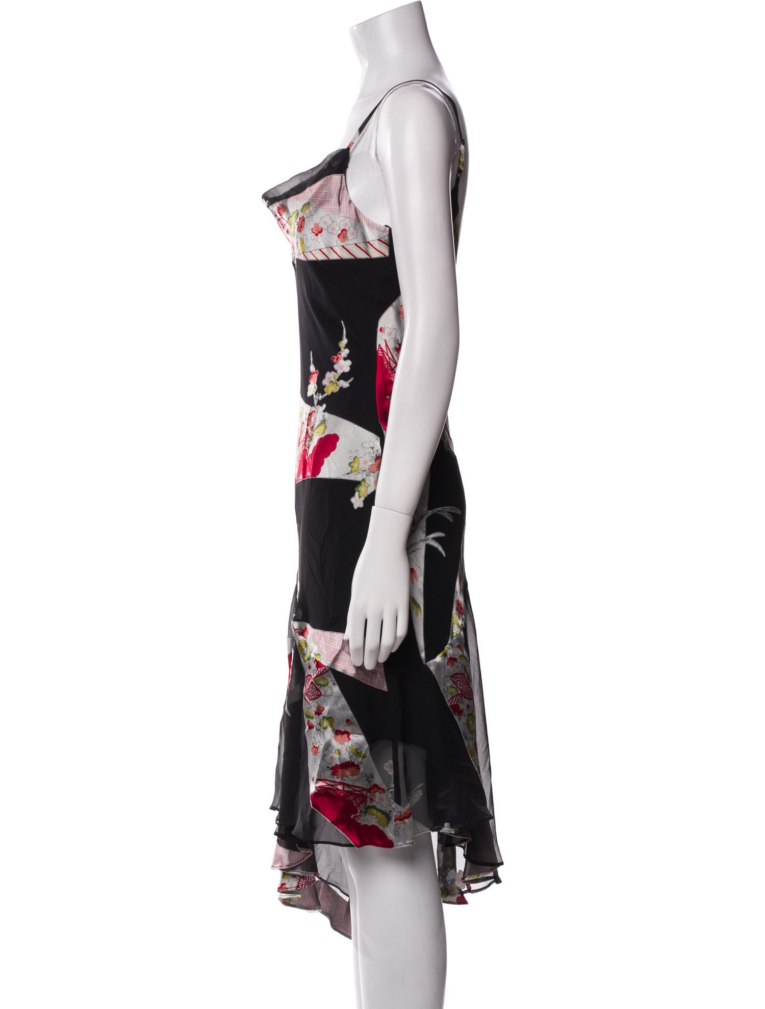 Sue Wong Silk Midi Length Dress