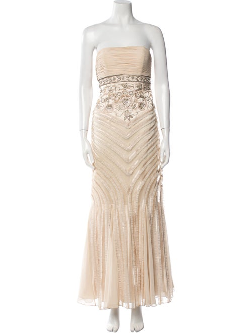 Sue Wong Patterned Long Dress