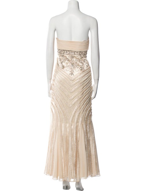 Sue Wong Patterned Long Dress