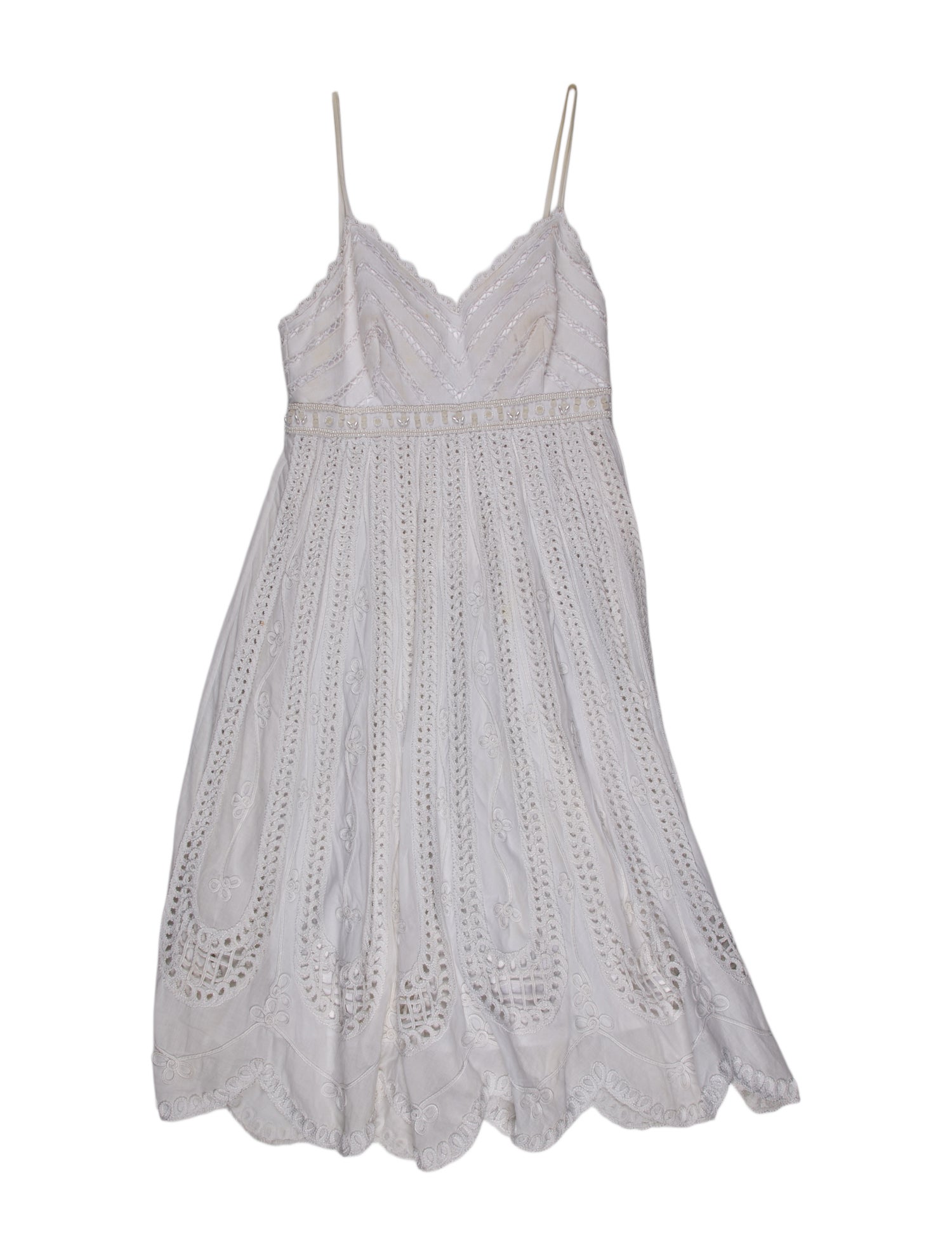 Sue Wong Off-The-Shoulder Knee-Length Dress