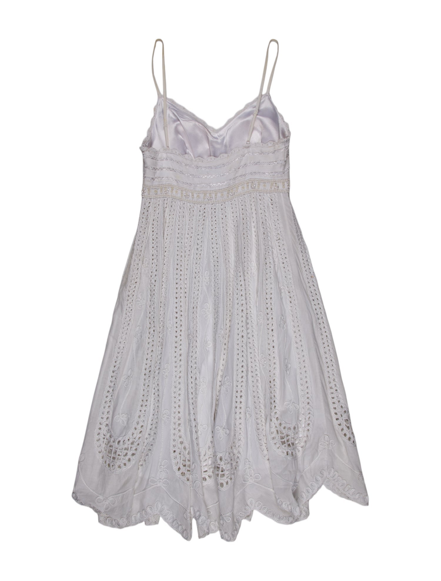 Sue Wong Off-The-Shoulder Knee-Length Dress