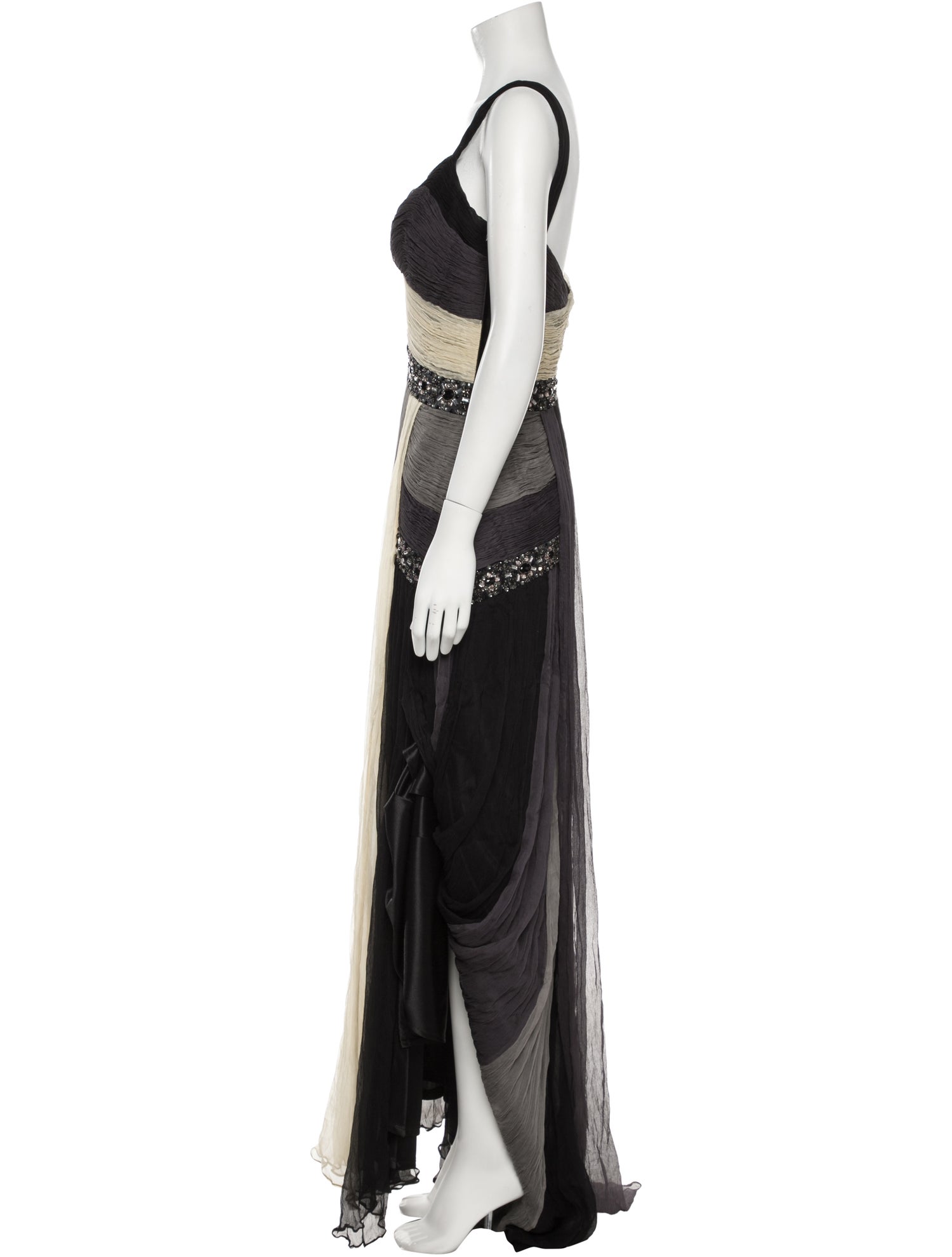 Sue Wong Silk Long Dress