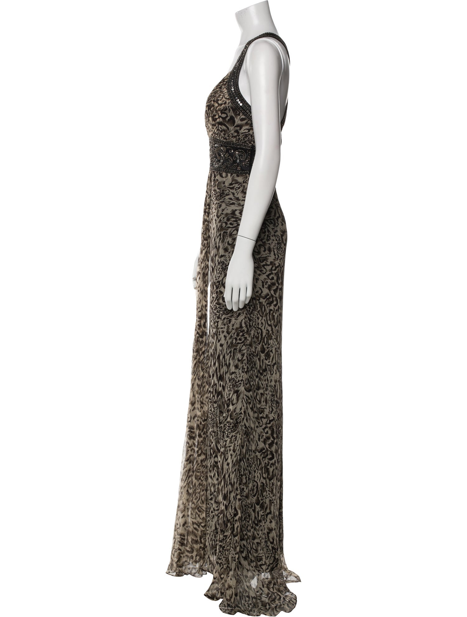 Sue Wong Silk Mini Dress