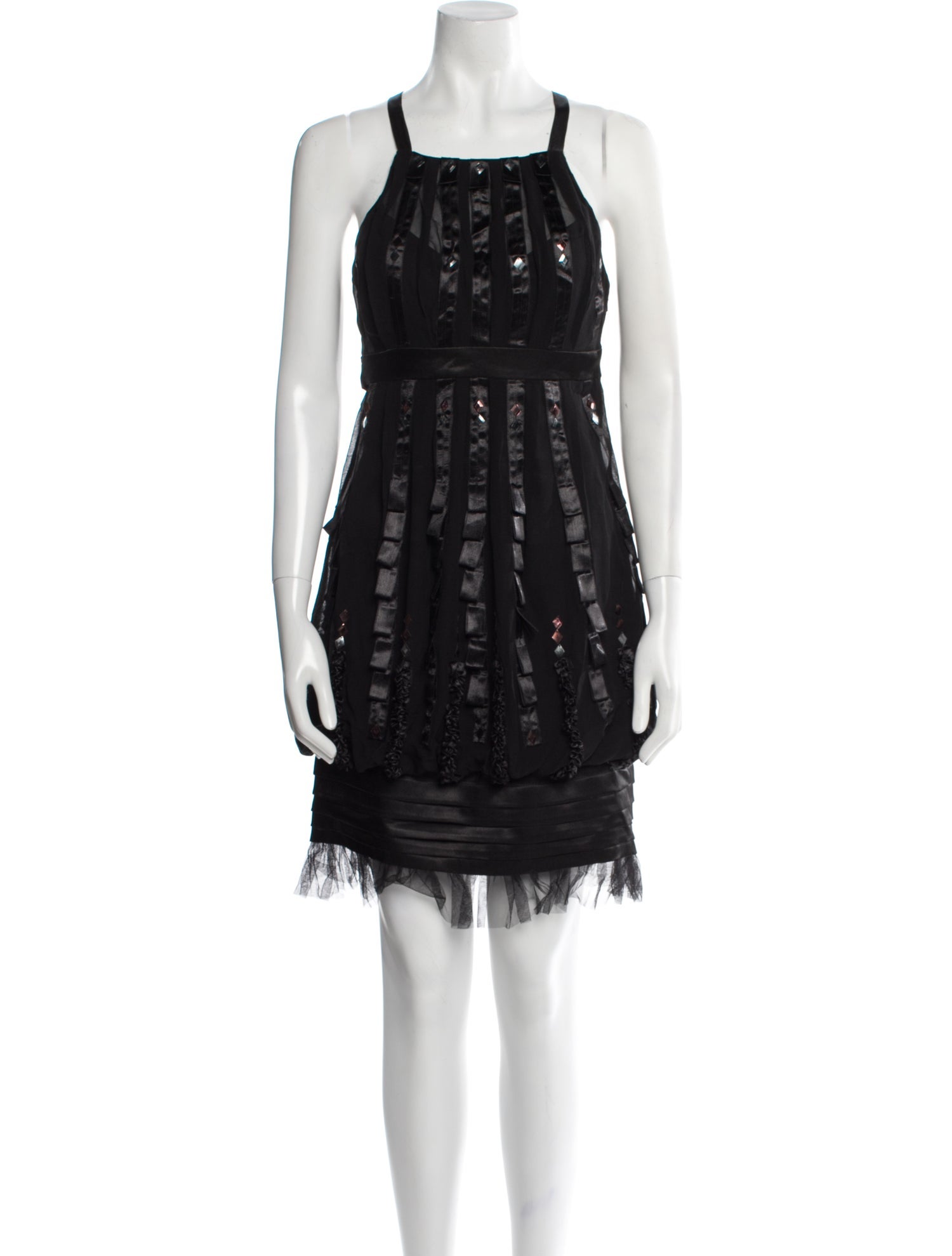 Sue Wong Silk Mini Dress