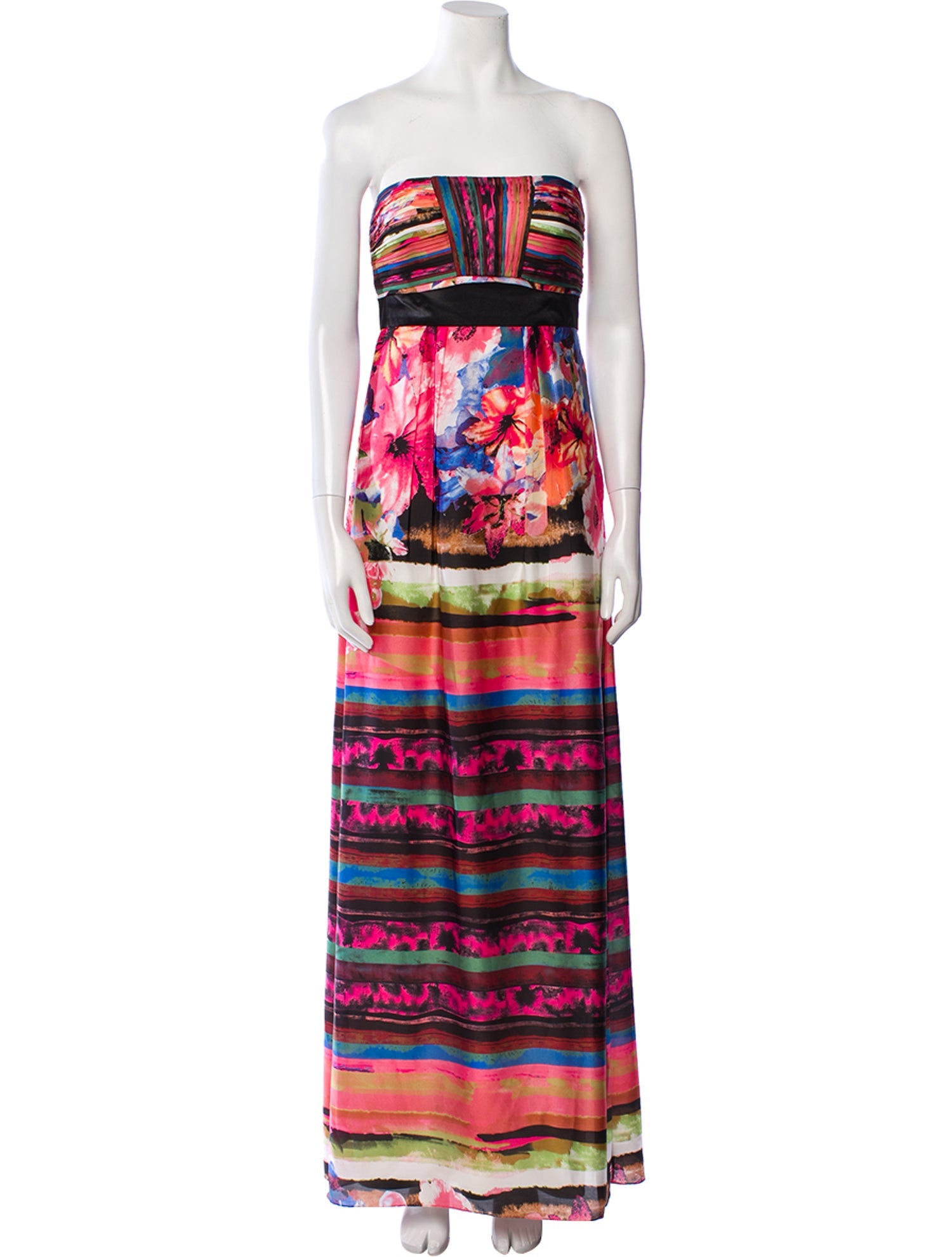 Sue Wong Printed Long Dress