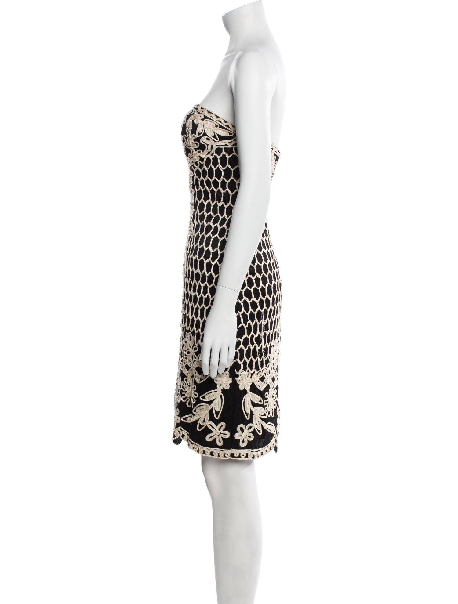 Sue Wong Printed Mini Dress