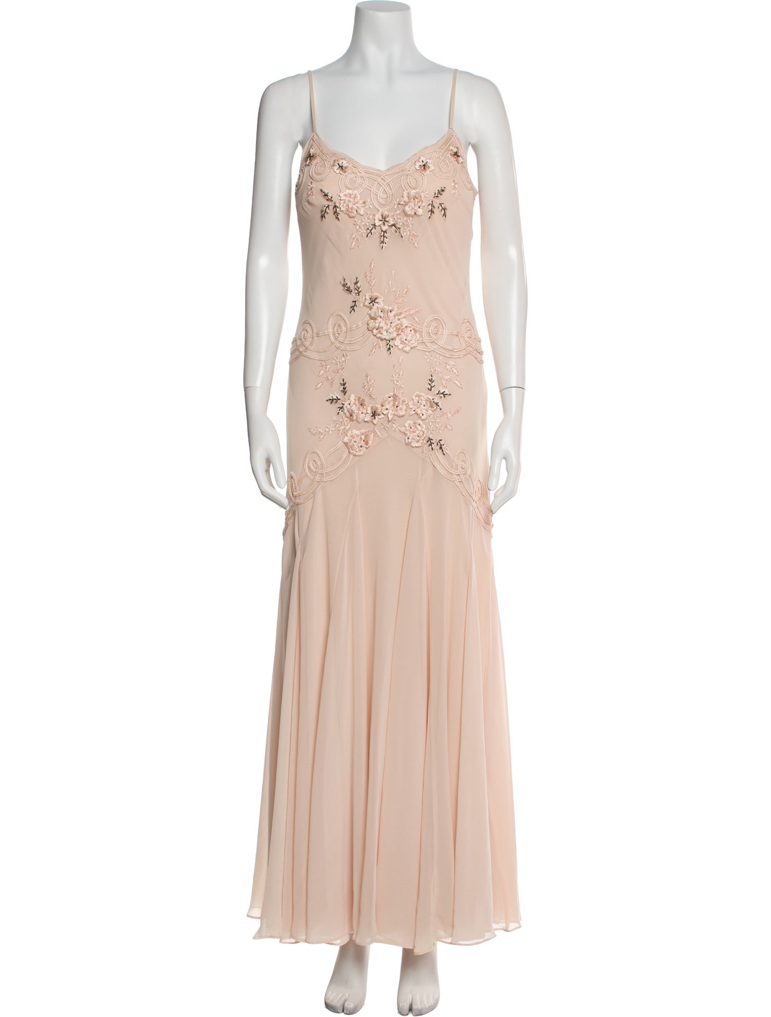 Sue Wong V-Neck Long Dress w/ Tags