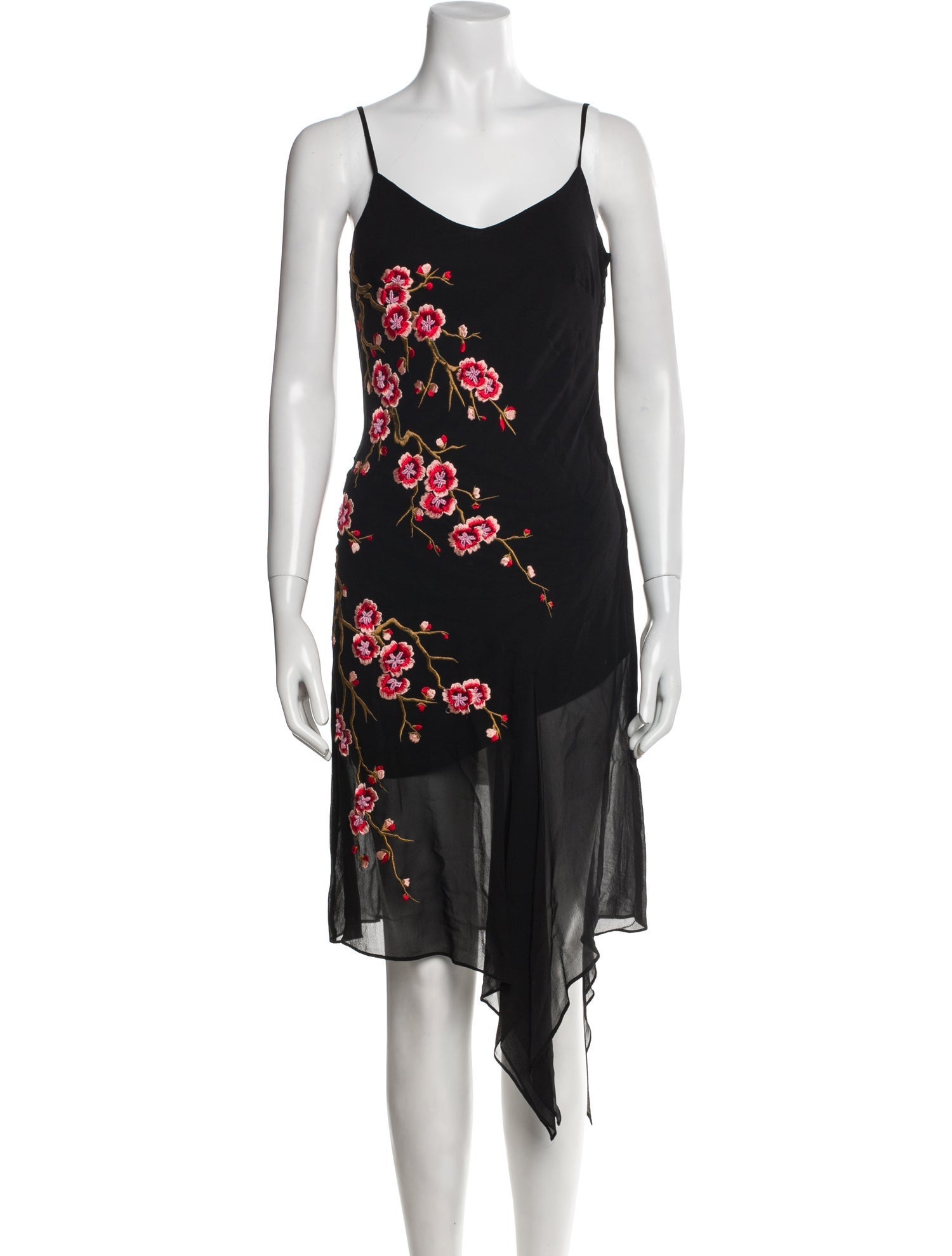 Sue Wong Silk Midi Length Dress