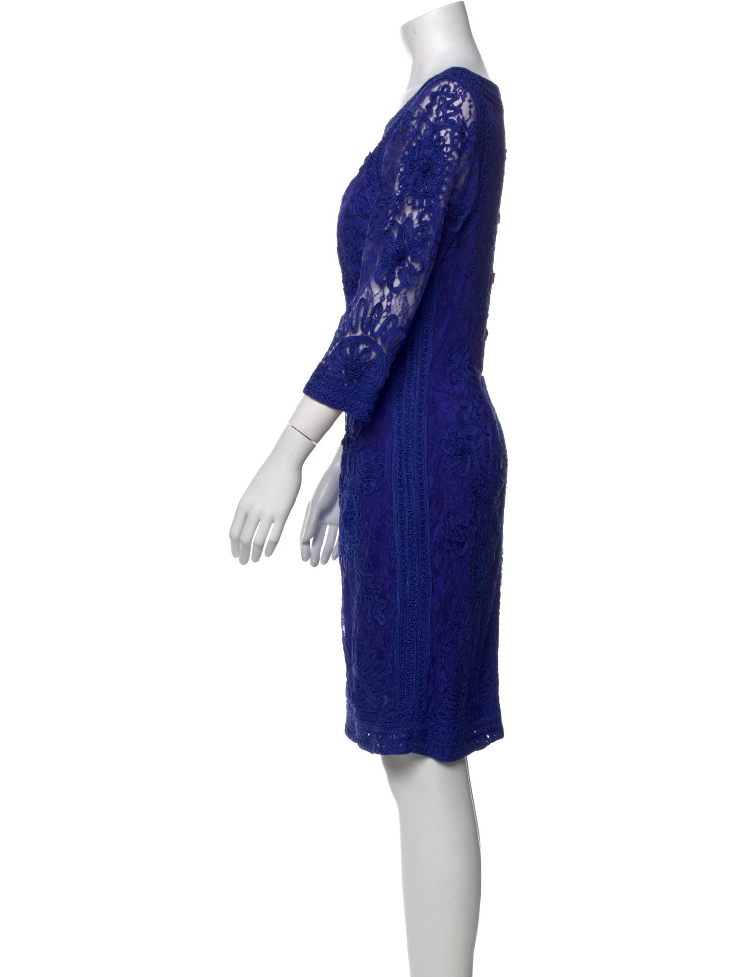 Sue Wong Nylon Knee-Length Dress