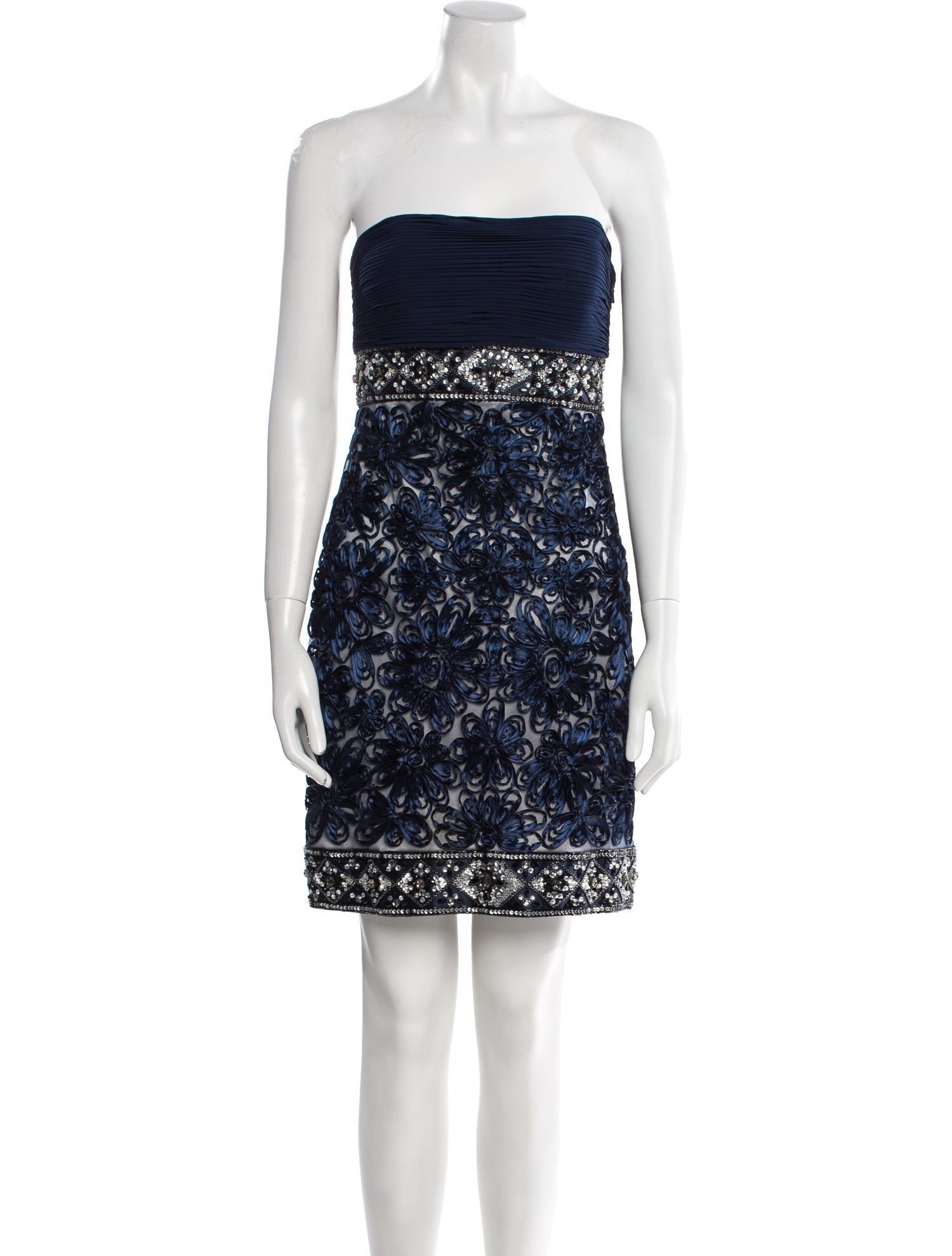 Sue Wong Printed Mini Dress