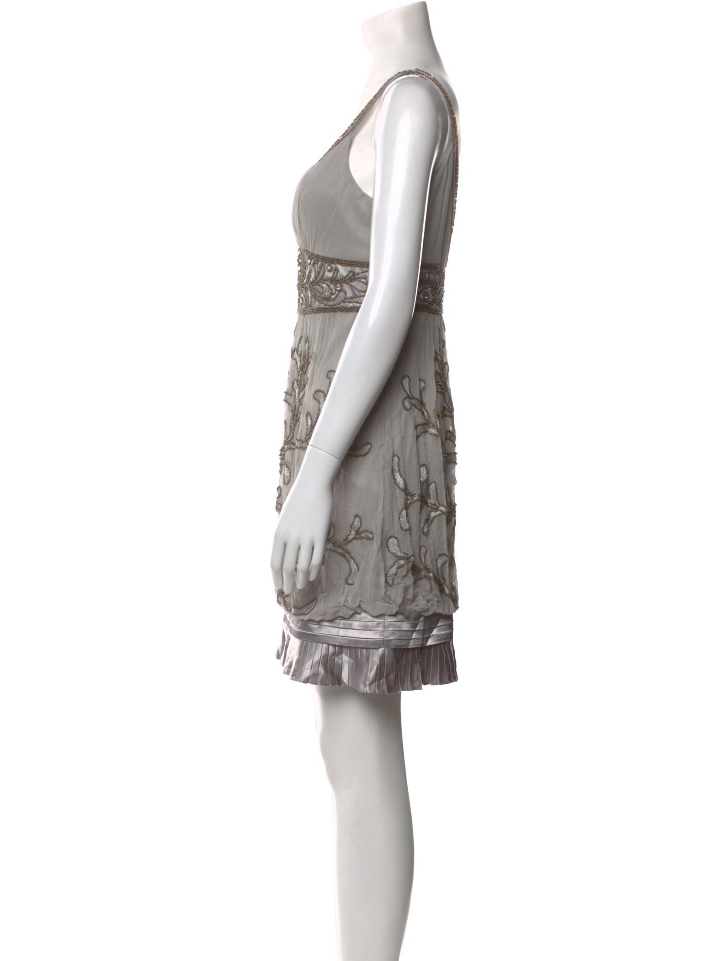 Sue Wong Silk Mini Dress