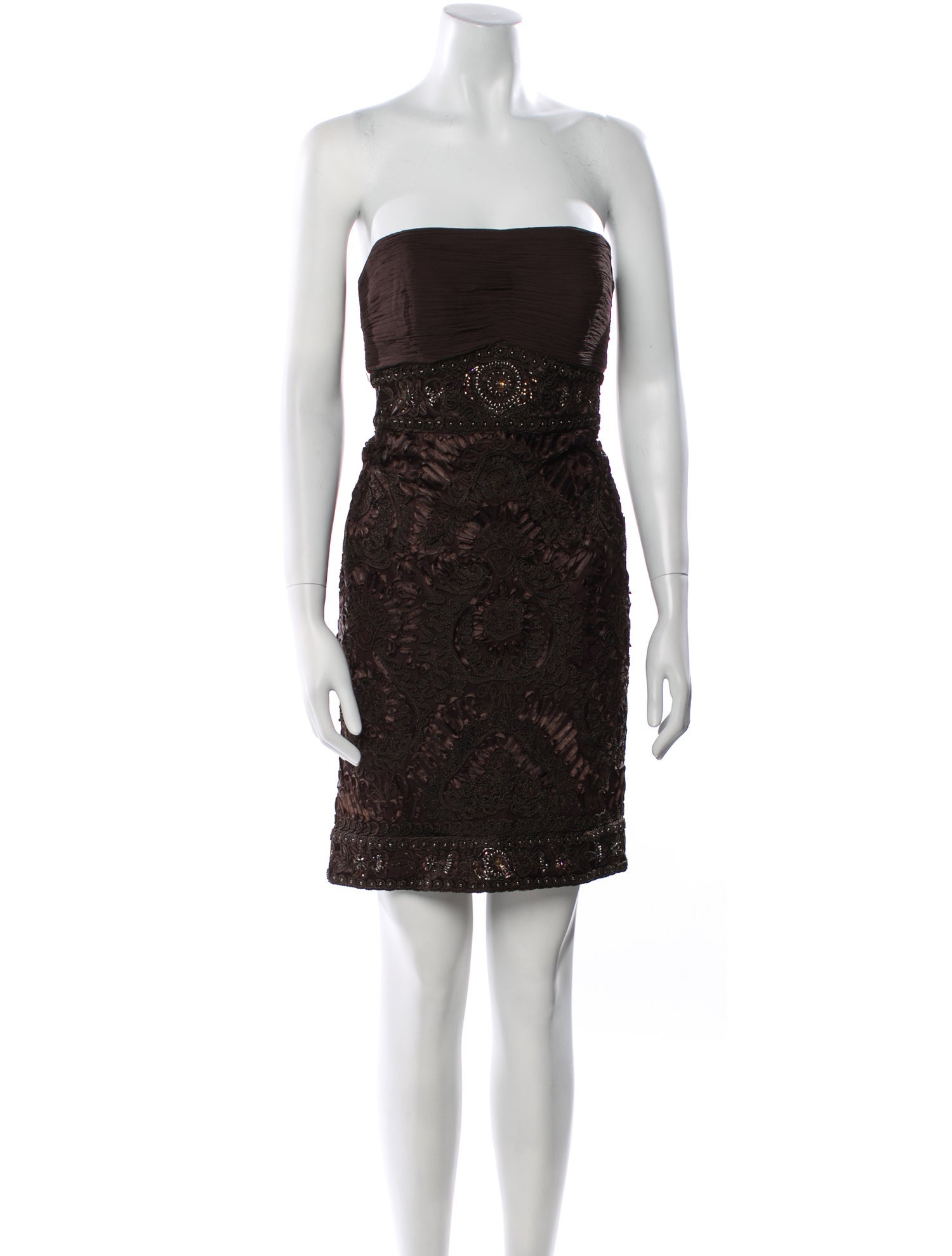 Sue Wong Strapless Mini Dress w/ Tags