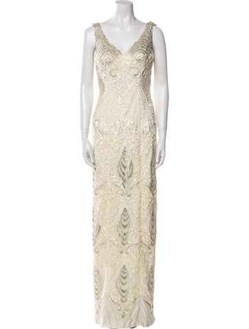 Sue Wong Dresses Lace Pattern Long Dress US 2 | XS