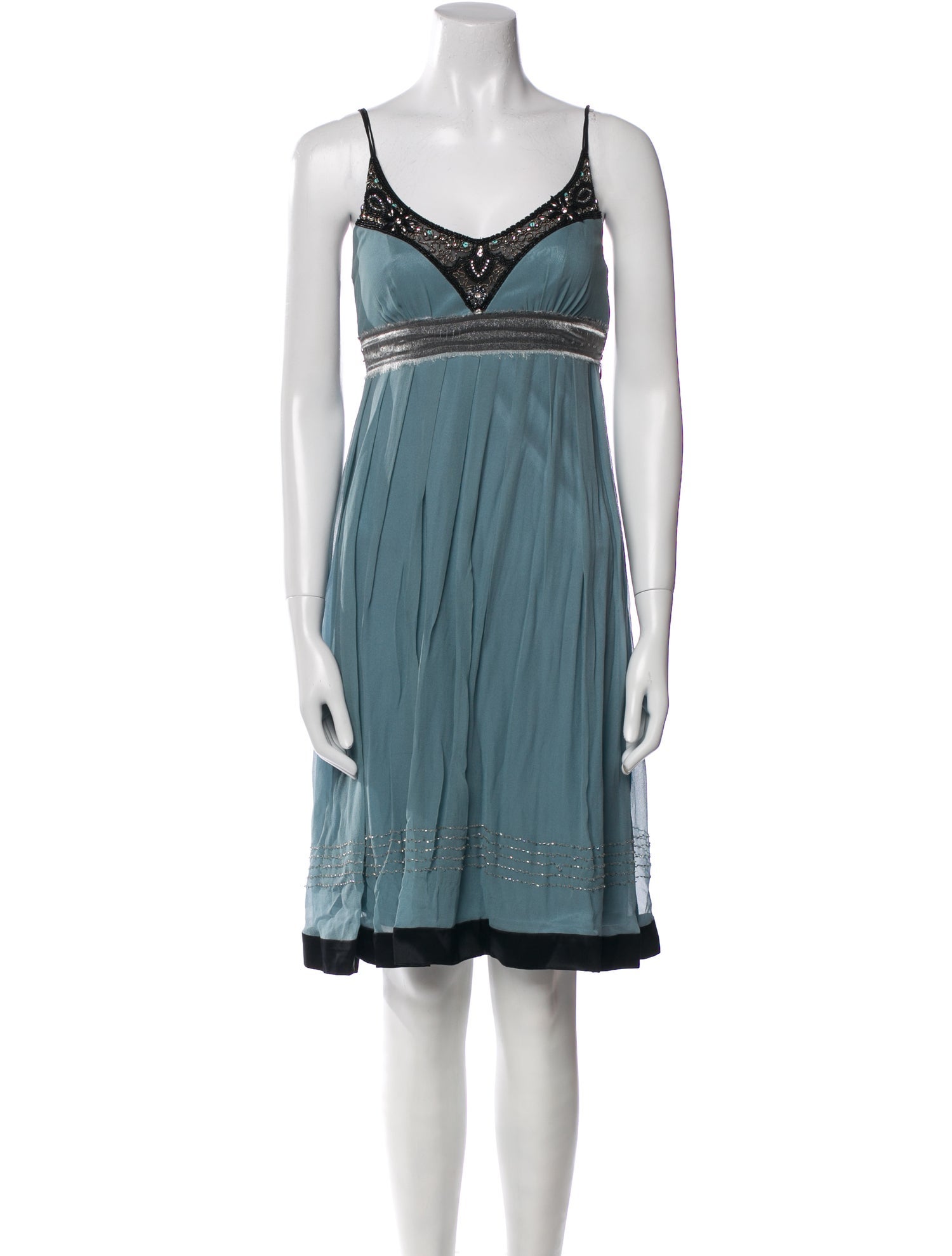 Sue Wong Silk Mini Dress