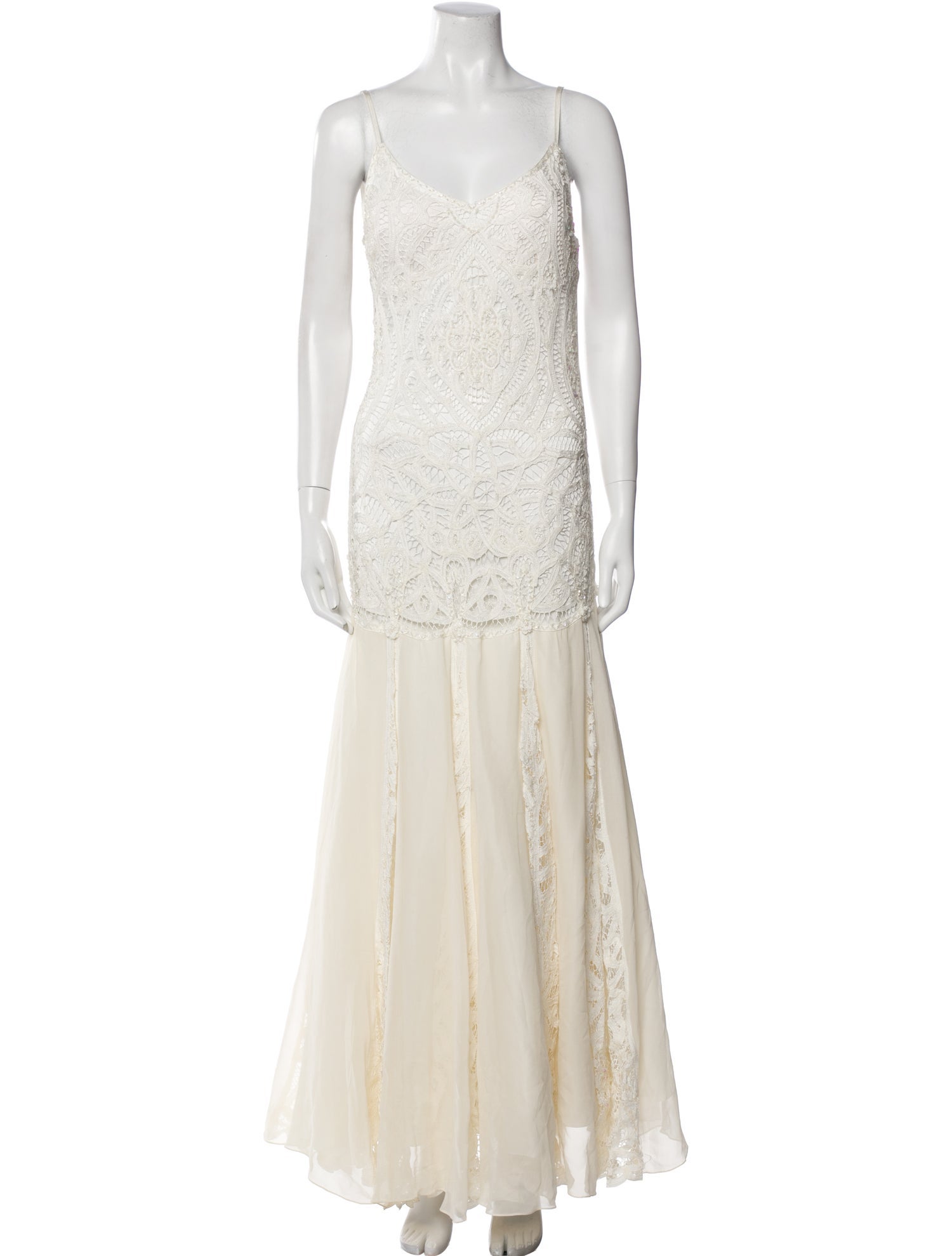 Sue Wong Silk Long Dress