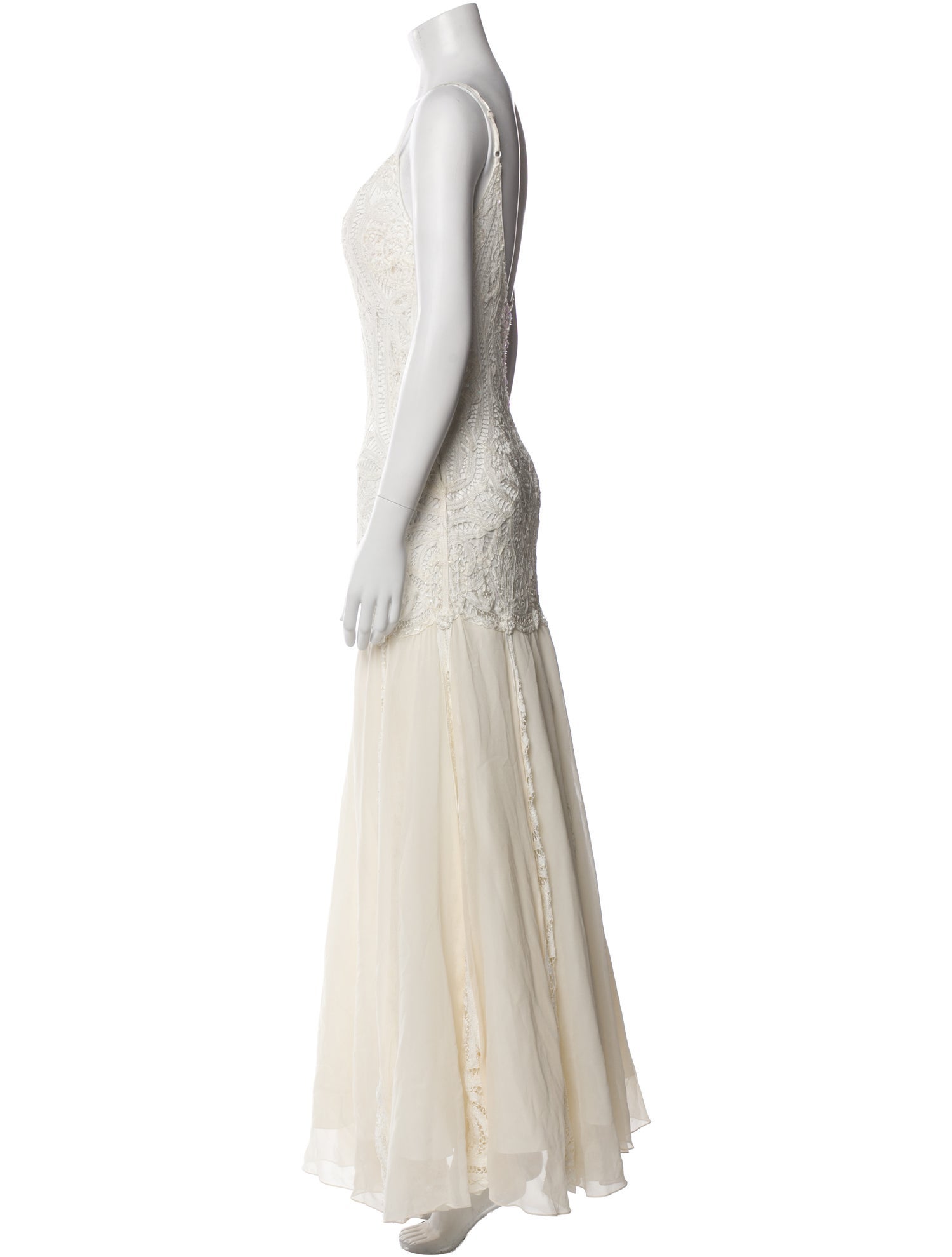 Sue Wong Silk Long Dress