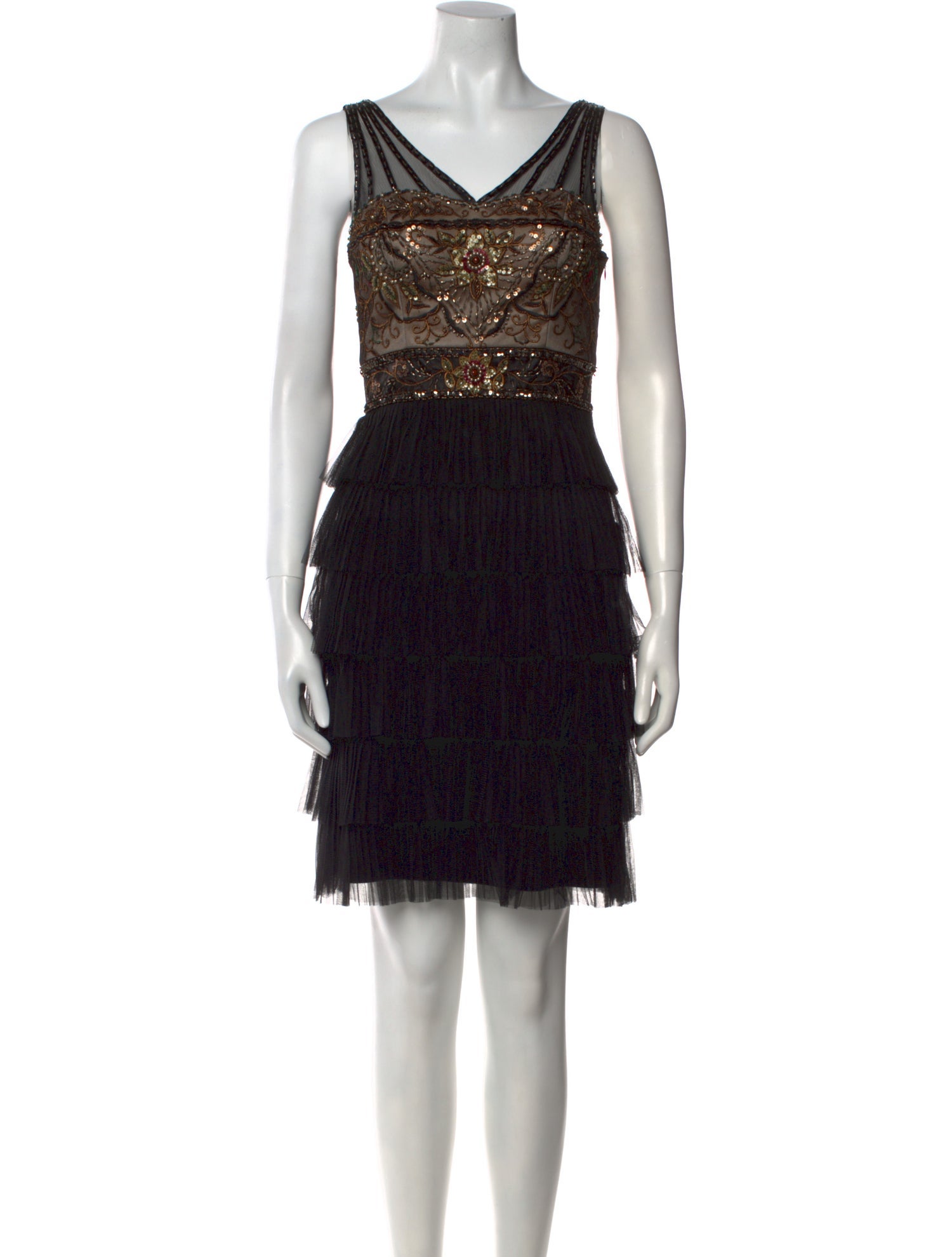 Sue Wong Nylon Mini Dress