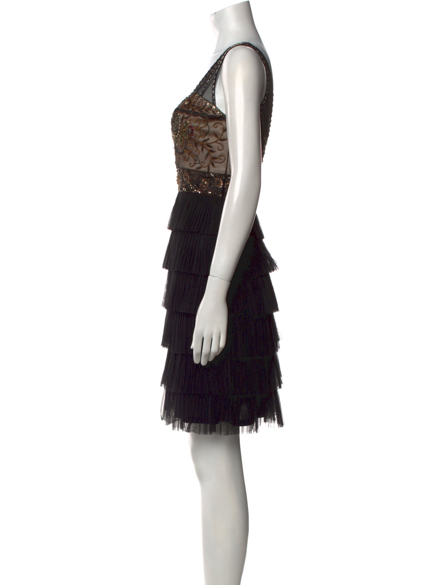 Sue Wong Nylon Mini Dress