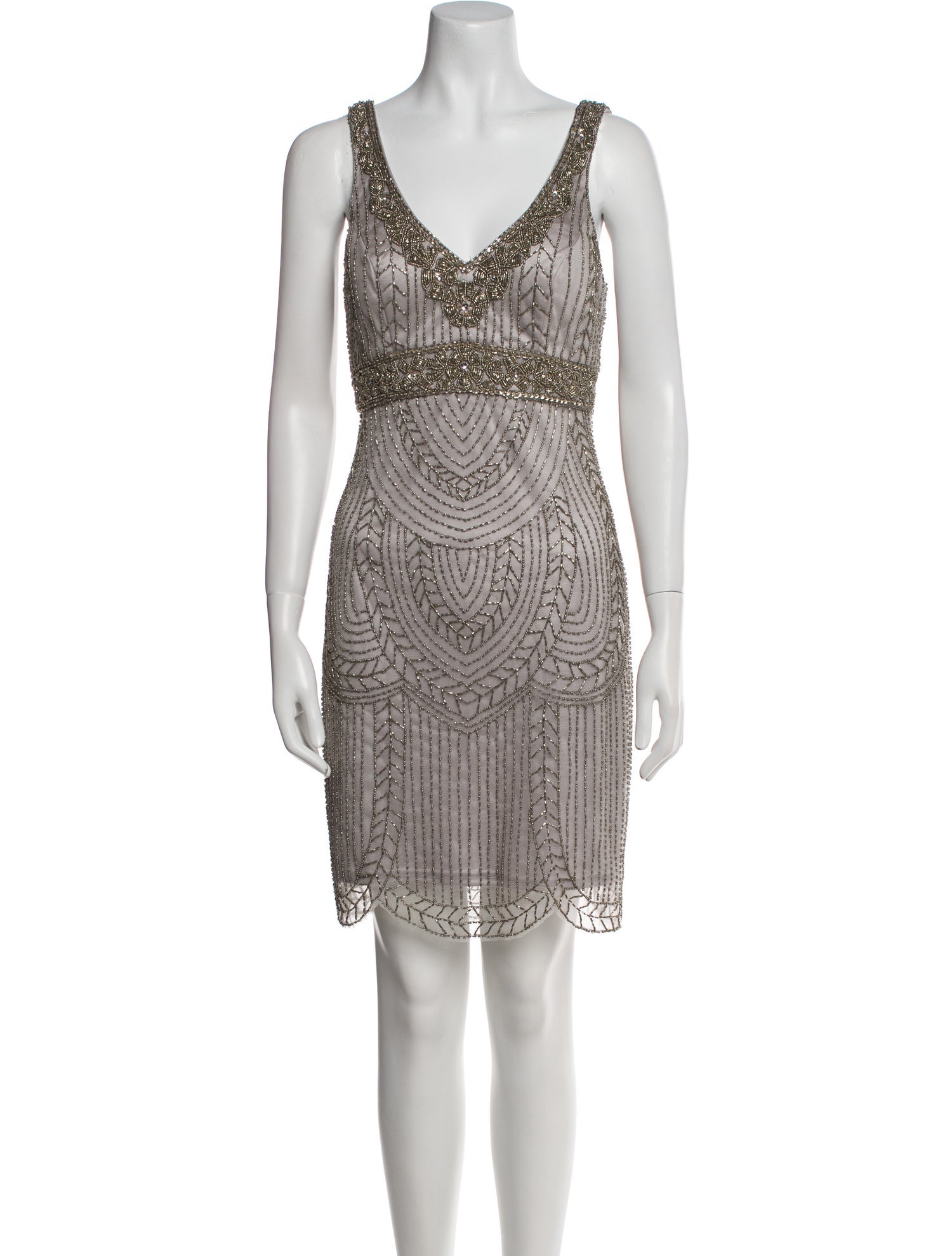 Sue Wong Printed Mini Dress