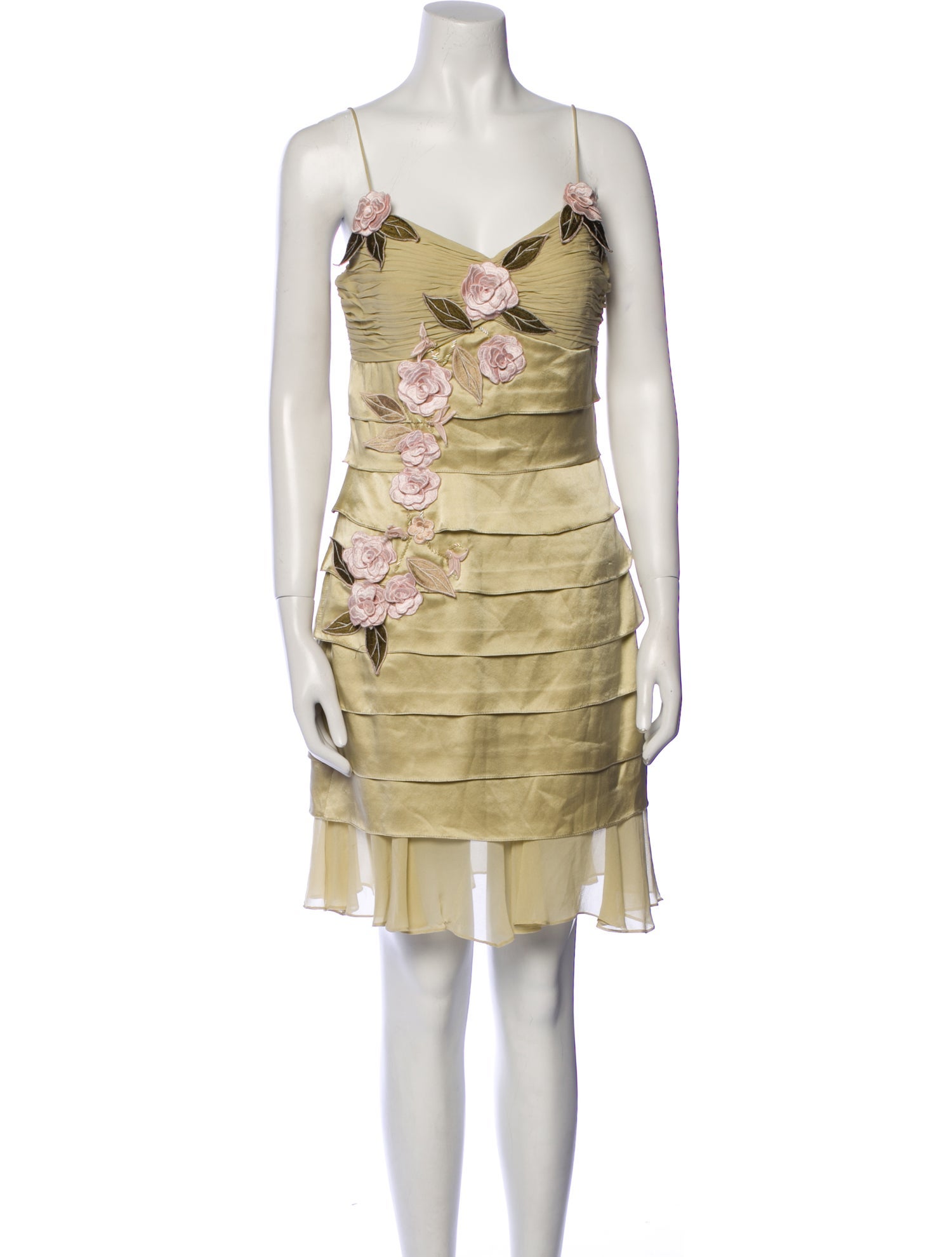 Sue Wong Silk Knee-Length Dress