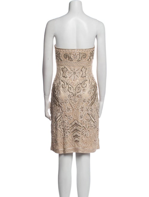 Sue Wong Printed Mini Dress