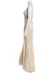 Sue Wong Square Neckline Long Dress
