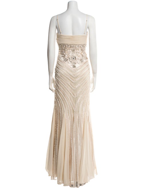 Sue Wong Square Neckline Long Dress