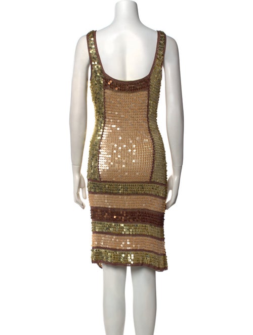 Sue Wong Printed Midi Length Dress