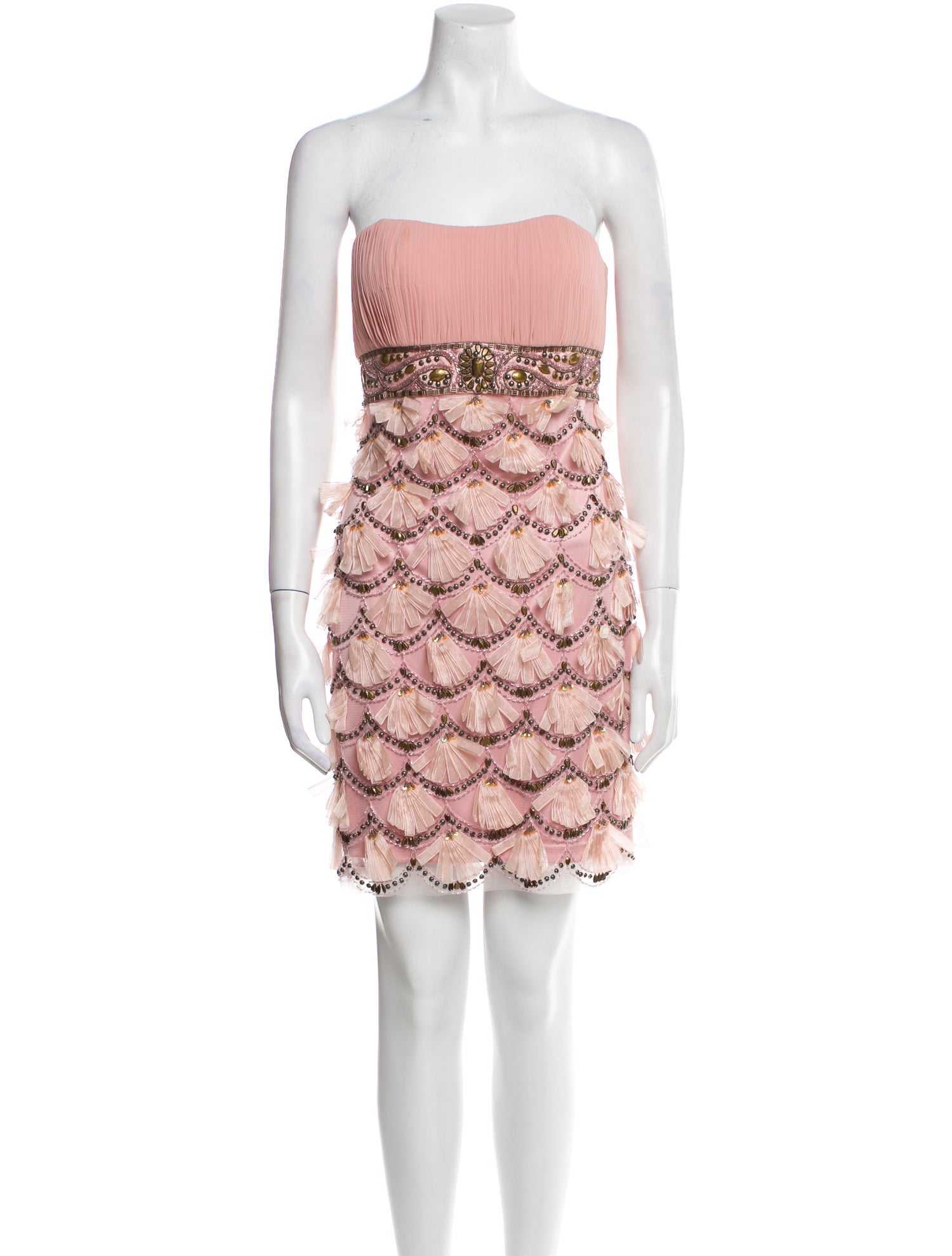 Sue Wong Printed Mini Dress