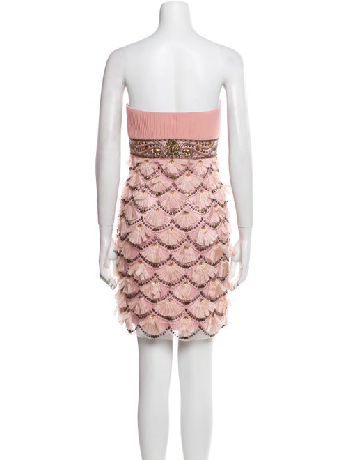 Sue Wong Printed Mini Dress