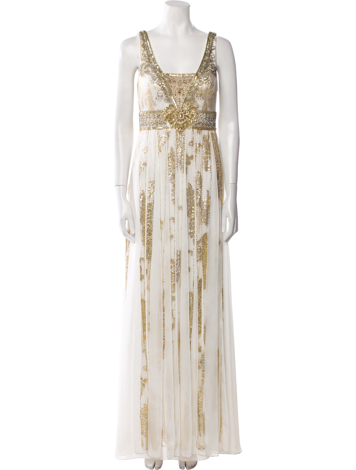 Sue Wong Silk Long Dress